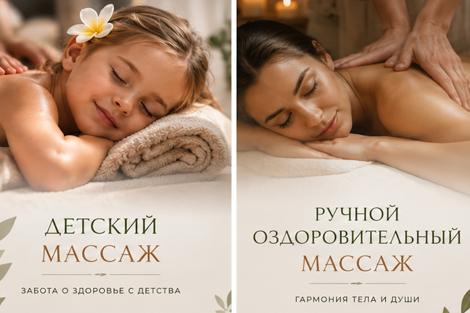 Ручной массаж тела — гармония и забота